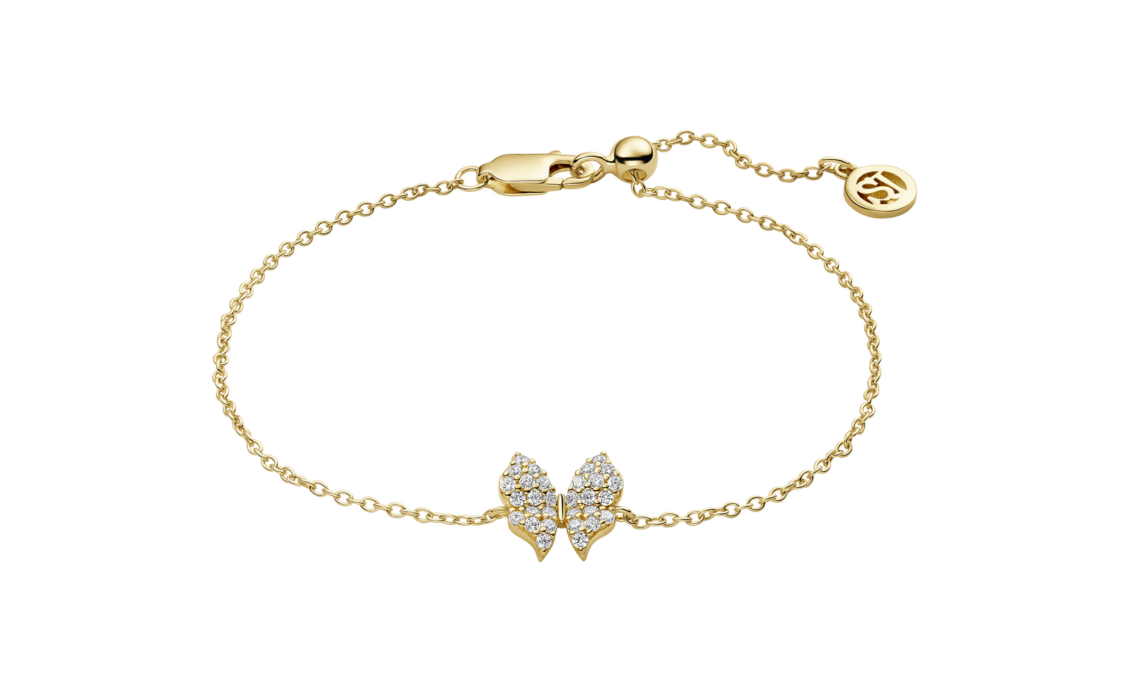 18 carat gold plated silver