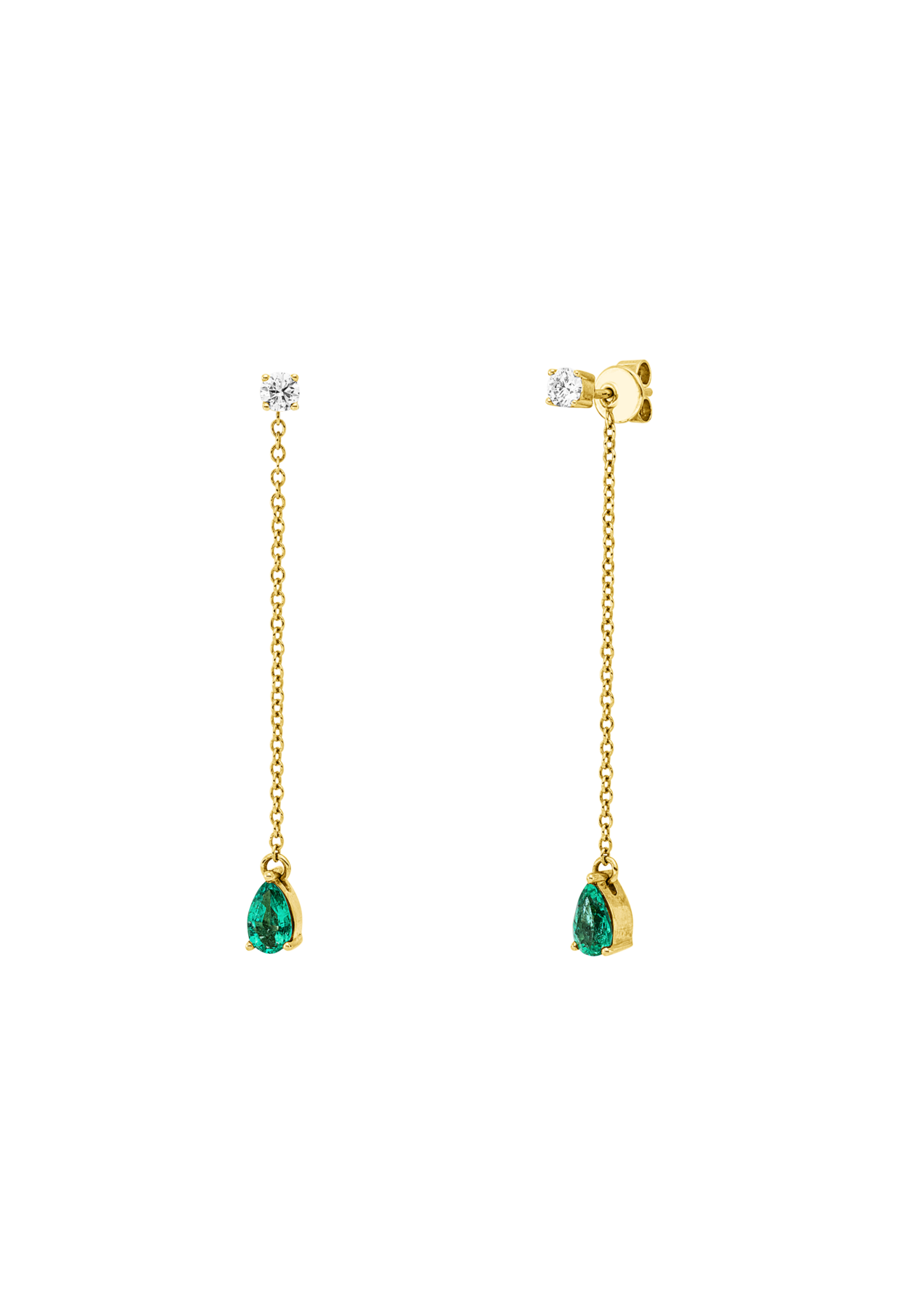 Brogle Classic emerald earrings