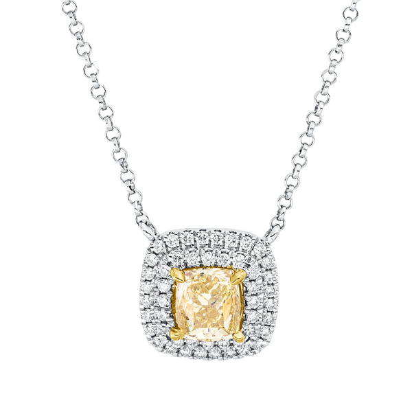 Brogle Classic Kette mit Bicolor Diamantanhänger Brogle Classic Kette mit Bicolor Diamantanhänger