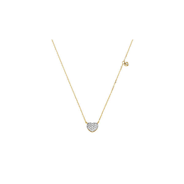 Brogle Classic necklace with diamond heart