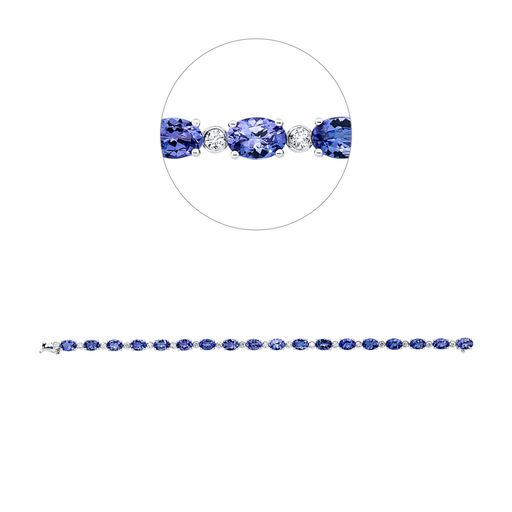 Brogle Selection Tansanitarmband