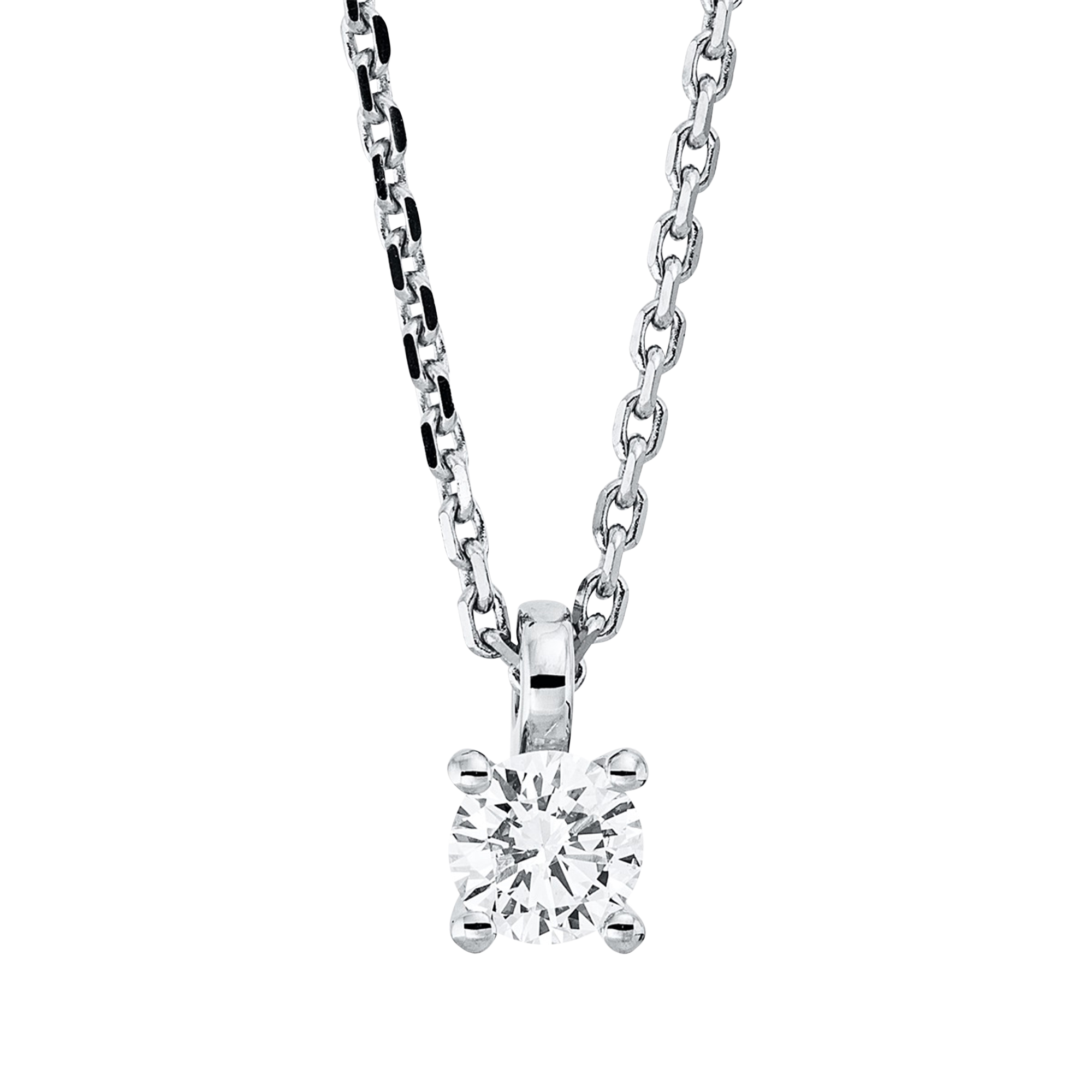 Brogle solitaire necklace