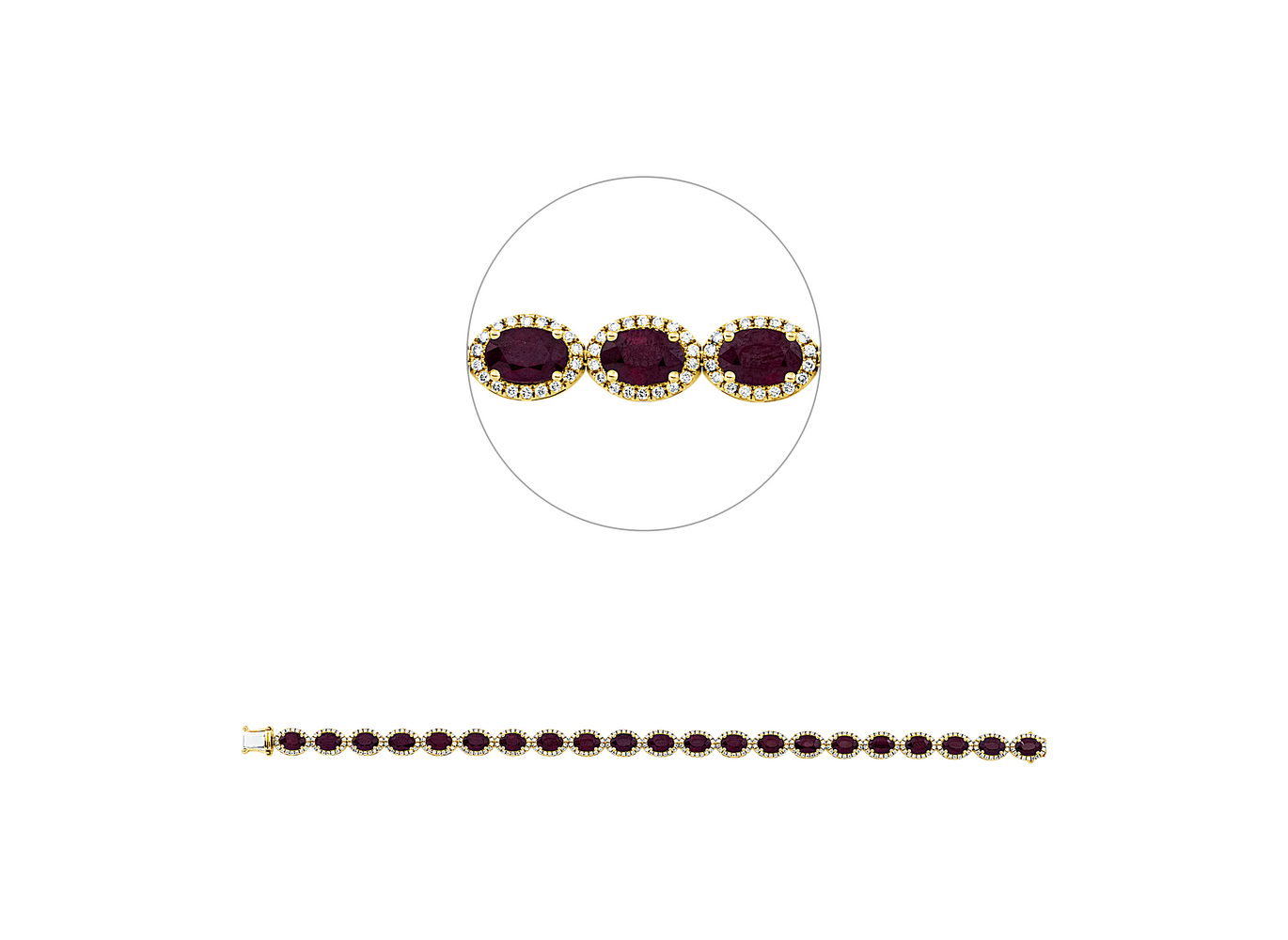 Brogle Selection ruby bracelet Brogle Selection ruby bracelet