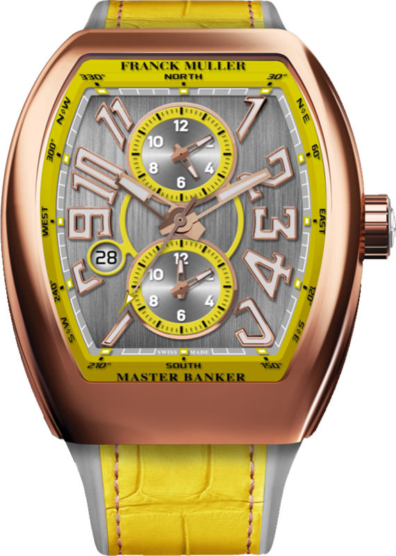 Franck Muller Vanguard Master Banker 3 time zones 53.7 x 44mm Franck Muller Vanguard Master Banker 3 time zones 53.7 x 44mm