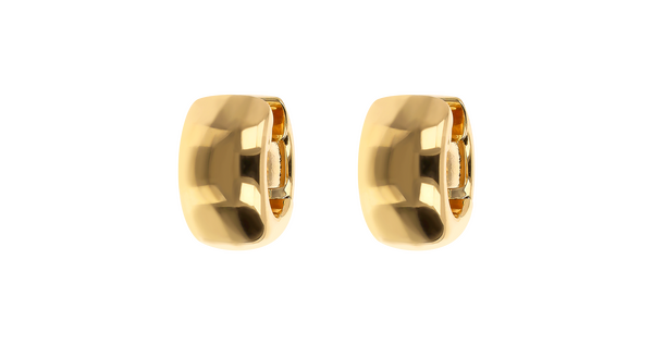 Bronzallure Golden hoop earrings Bronzallure Golden hoop earrings