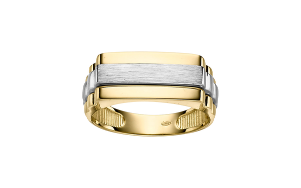 Brogle Classic Bicolor Gold Ring