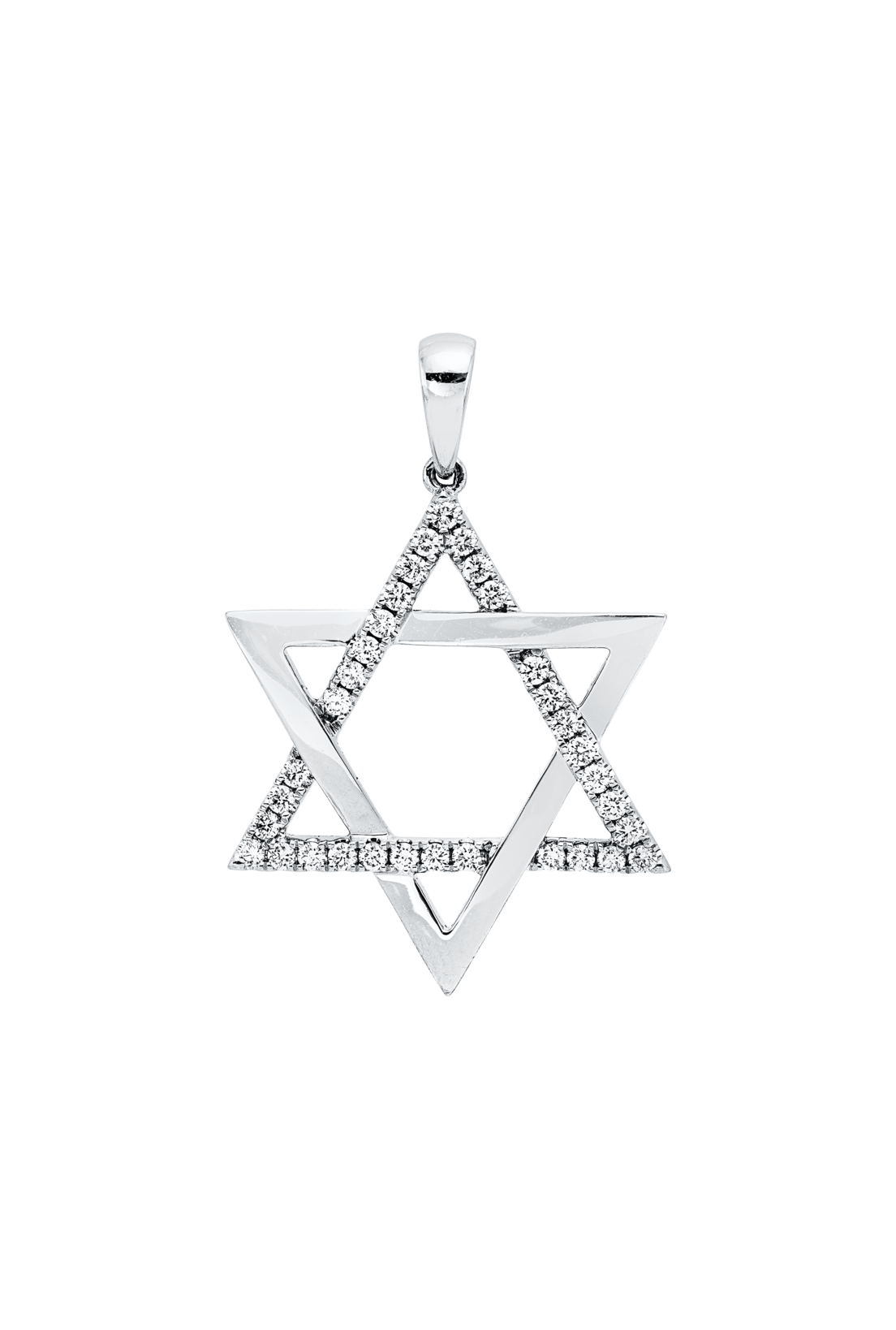 Brogle Classic Davidstern Anhänger mit Diamanten