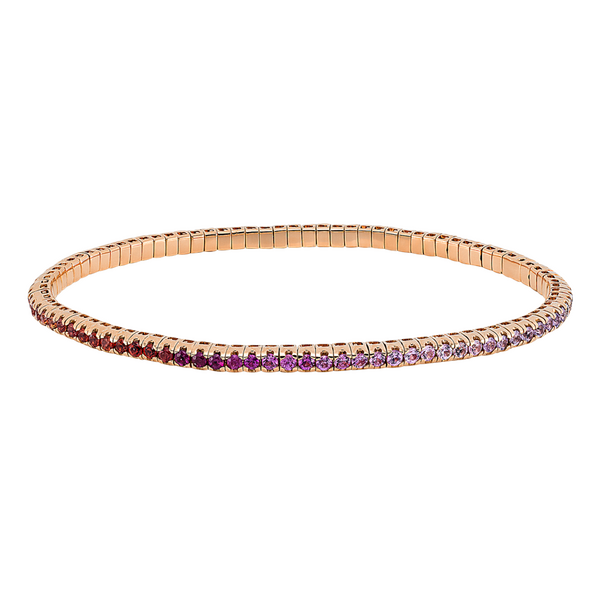 Brogle Selection sapphire bracelet Rainbow flexible Brogle Selection sapphire bracelet Rainbow flexible