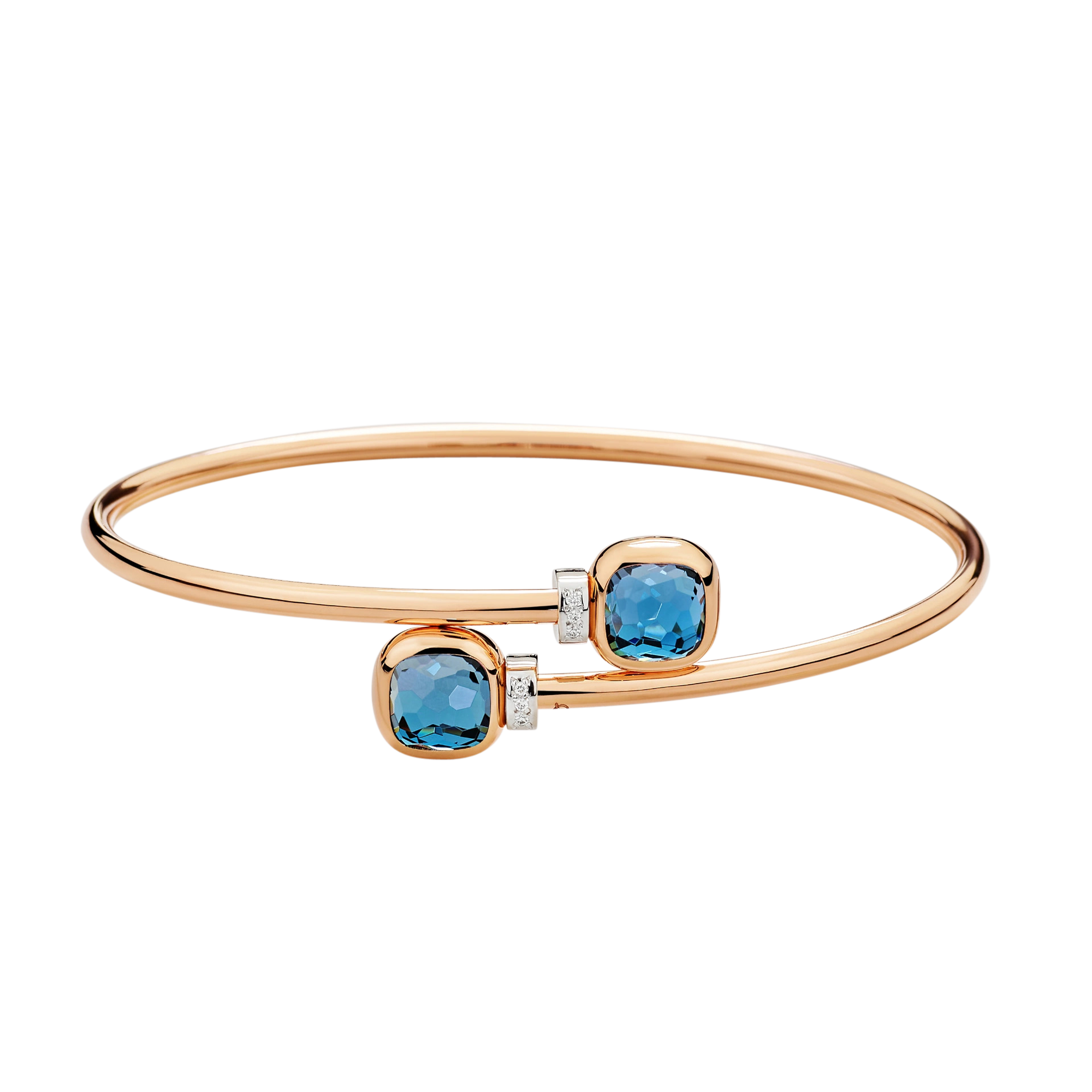 Pomellato Nudo Mini London-Topas Armreif Pomellato Nudo Mini London-Topas Armreif