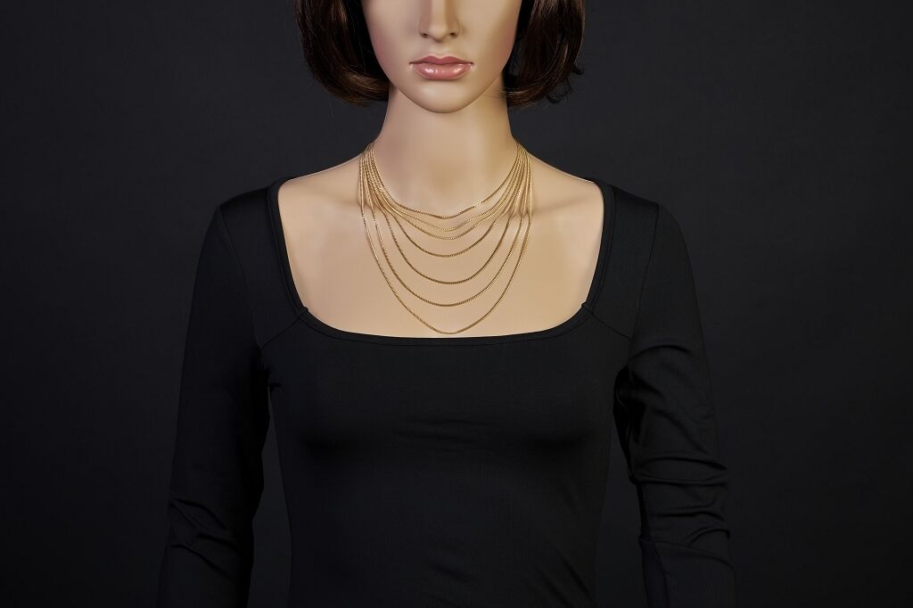 Brogle Classic curb chain 2-sided diamond-coated 1.5mm Brogle Classic curb chain 2-sided diamond-coated 1.5mm