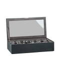 Heisse & Söhne Stackable Jewelry Box Mirage XL - Top: Watch Box for 12 Watches Heisse & Söhne Stackable Jewelry Box Mirage XL - Top: Watch Box for 12 Watches