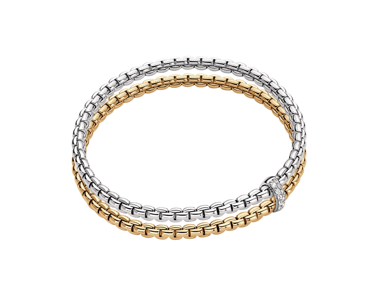 White, yellow gold