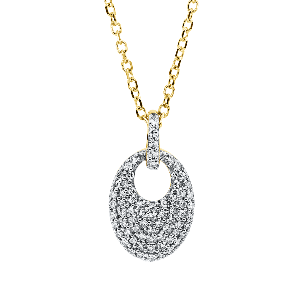 Brogle Classic necklace with diamond pendant Brogle Classic necklace with diamond pendant