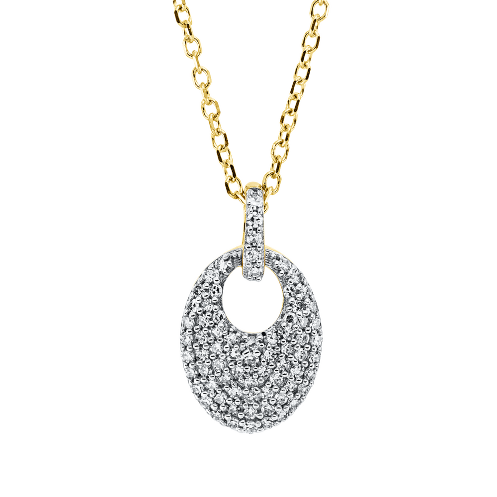 Brogle Classic necklace with diamond pendant Brogle Classic necklace with diamond pendant