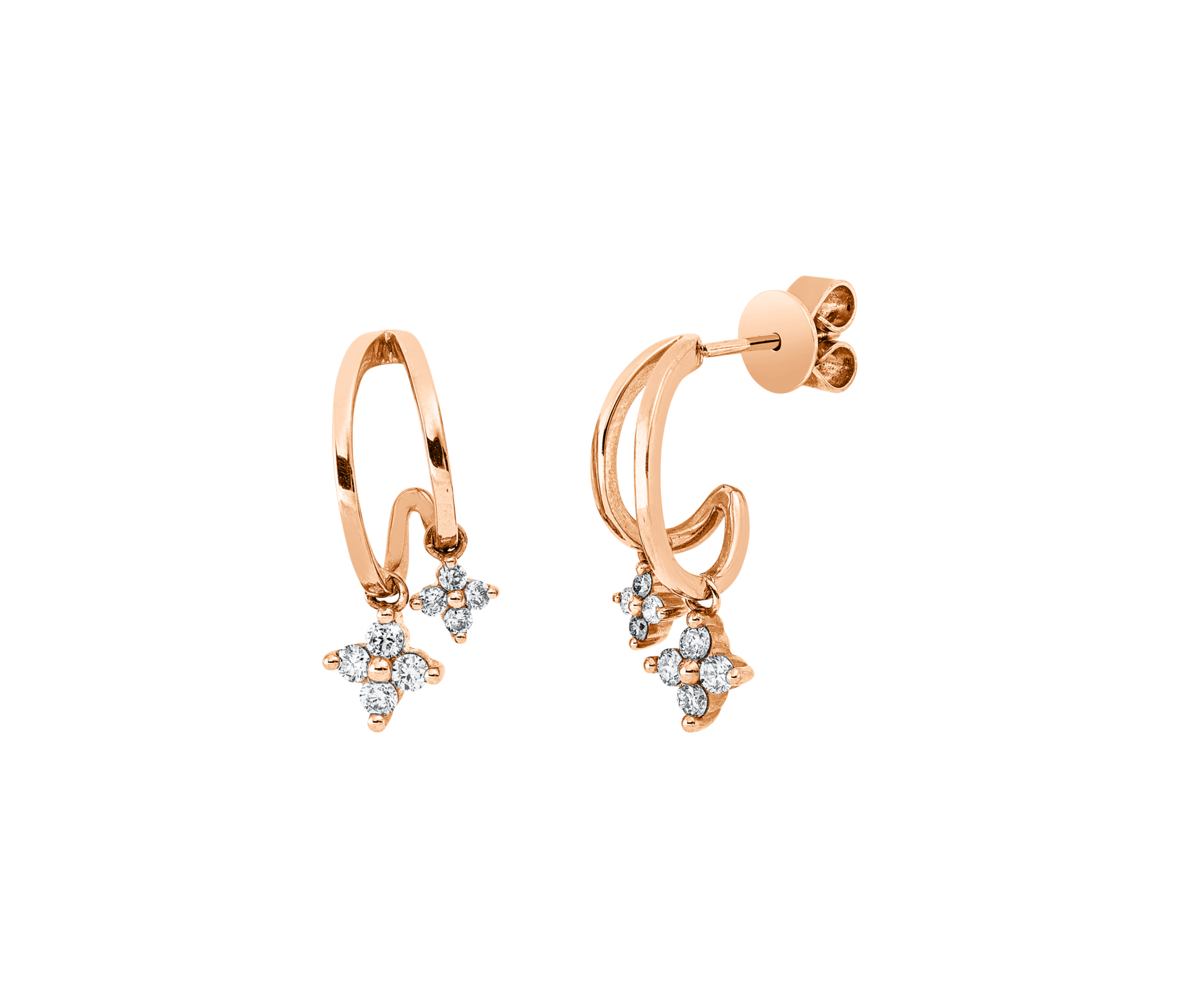 Brogle Classic diamond stud earrings