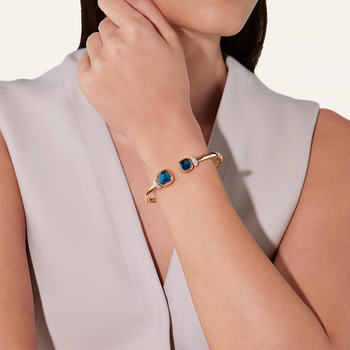  0022 PBC1006 O7WHR DB0TL 100 Pomellato bracelet nudo rose gold 18kt blue london topaz diamond a02407944560cb304