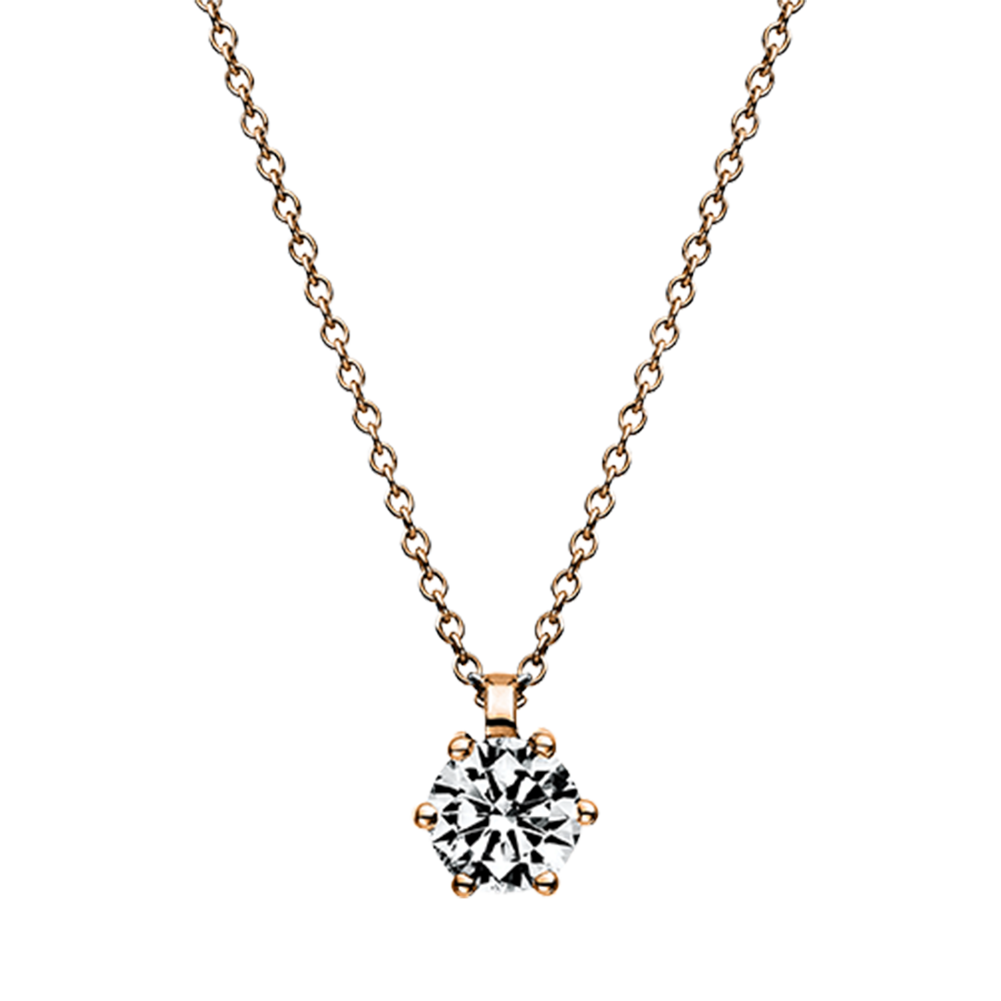 Brogle solitaire necklace Marie up to 0.5 carat Brogle solitaire necklace Marie up to 0.5 carat