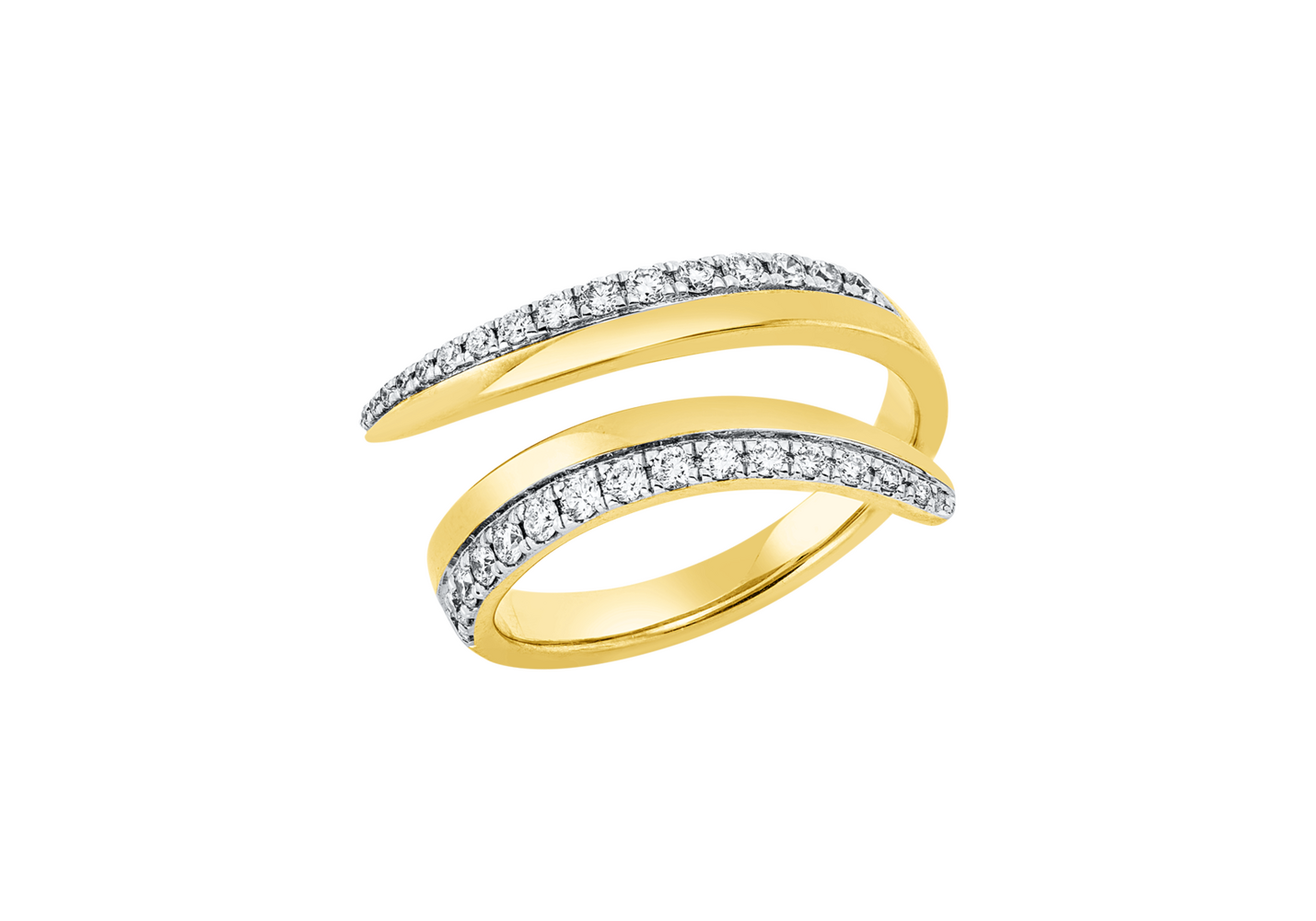 Brogle Classic Bicolor Diamond Ring Brogle Classic Bicolor Diamond Ring