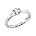 Brogle Selection solitaire ring Luisa up to 0.5 carat