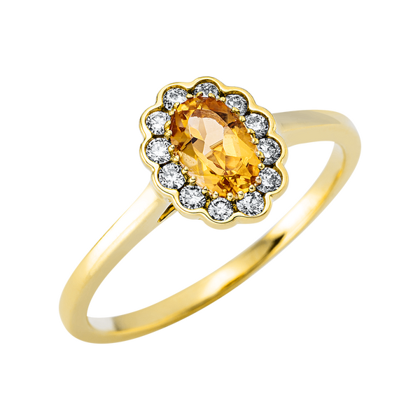 Brogle Selection Felicity citrine ring