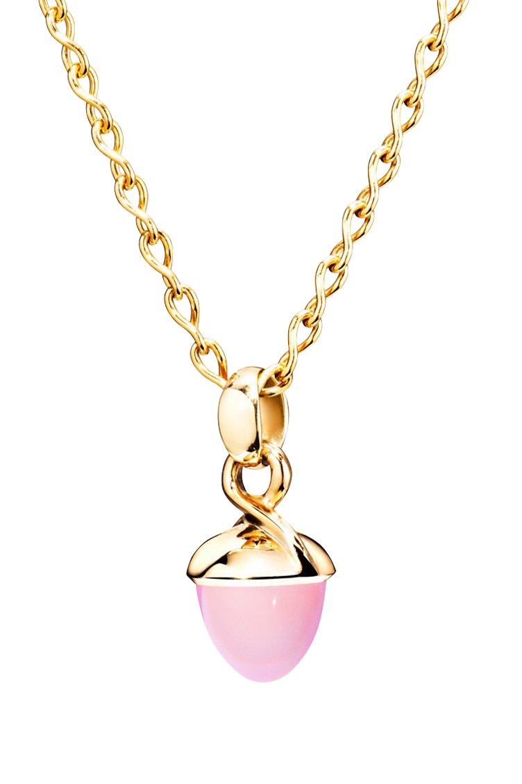 Tamara Comolli Mikado Bouquet pinkfarbener Chalcedon Anhänger Tamara Comolli Mikado Bouquet pinkfarbener Chalcedon Anhänger