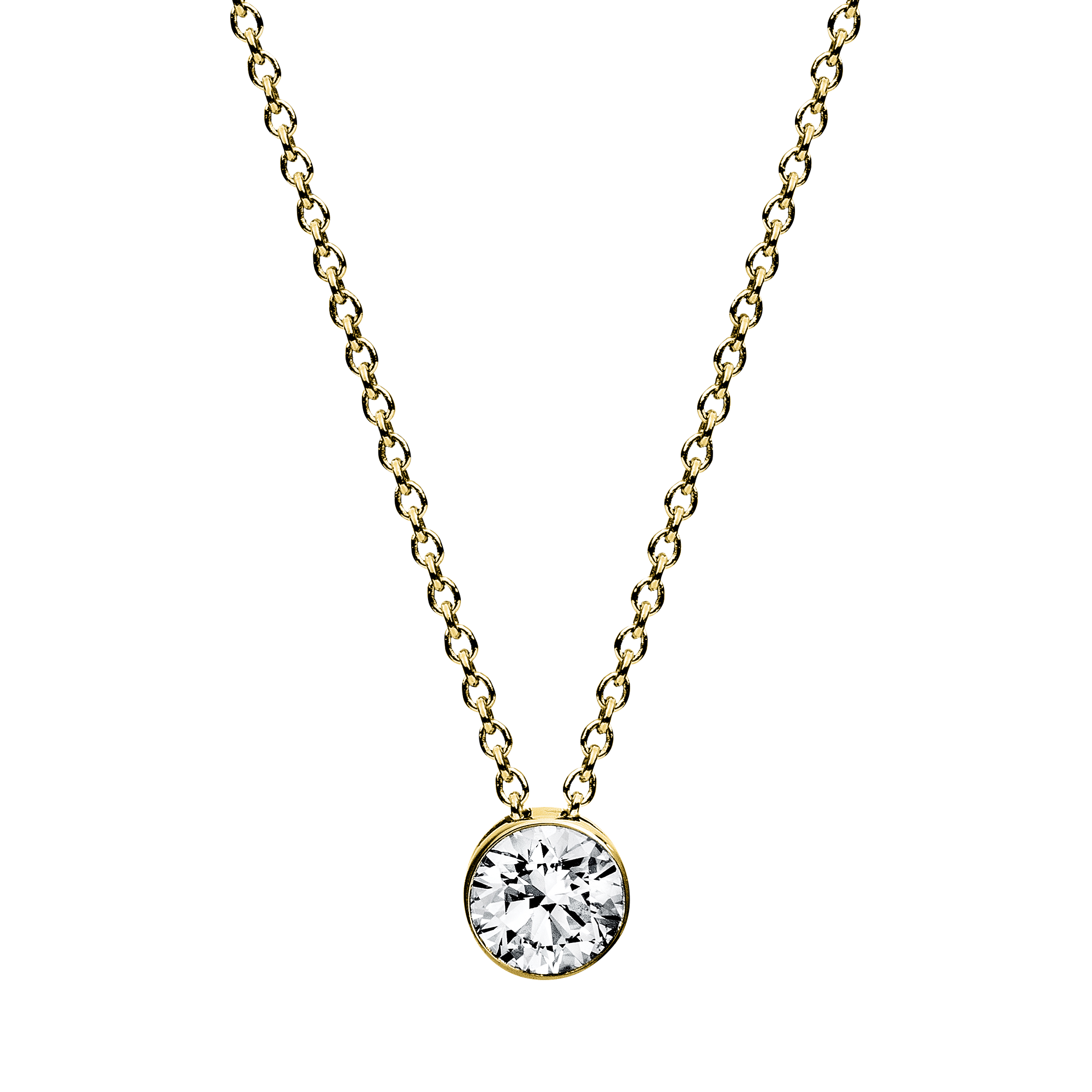 Brogle solitaire necklace Sophie up to 0.5 carat Brogle solitaire necklace Sophie up to 0.5 carat