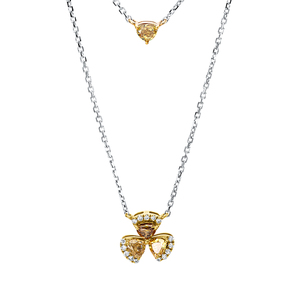 Brogle Classic bicolour diamond necklace Brogle Classic bicolour diamond necklace