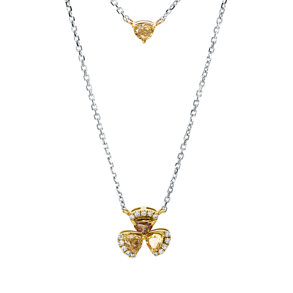 Brogle Classic bicolour diamond necklace Brogle Classic bicolour diamond necklace