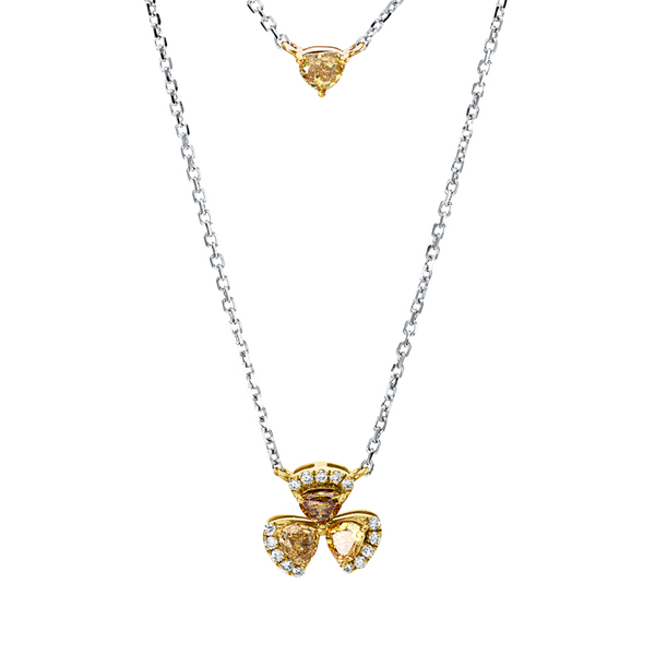Brogle Classic bicolour diamond necklace Brogle Classic bicolour diamond necklace