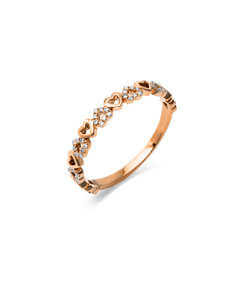 Brogle Classic Herzring mit Diamanten Brogle Classic Herzring mit Diamanten