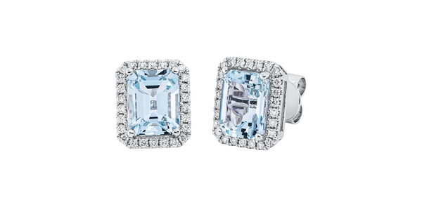 Brogle Selection Aquamarinohrstecker Brogle Selection Aquamarinohrstecker