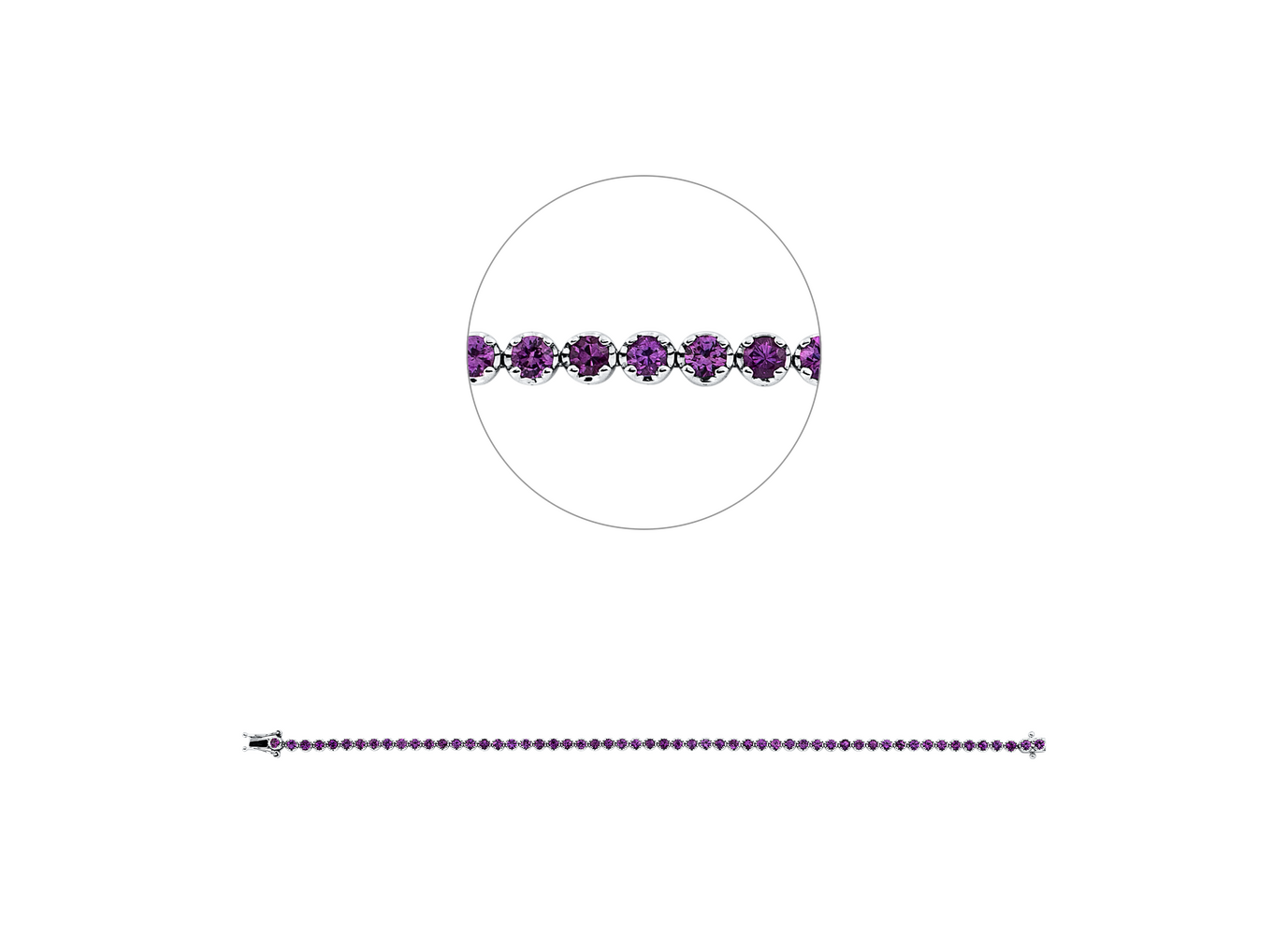 Brogle Selection sapphire bracelet Brogle Selection sapphire bracelet