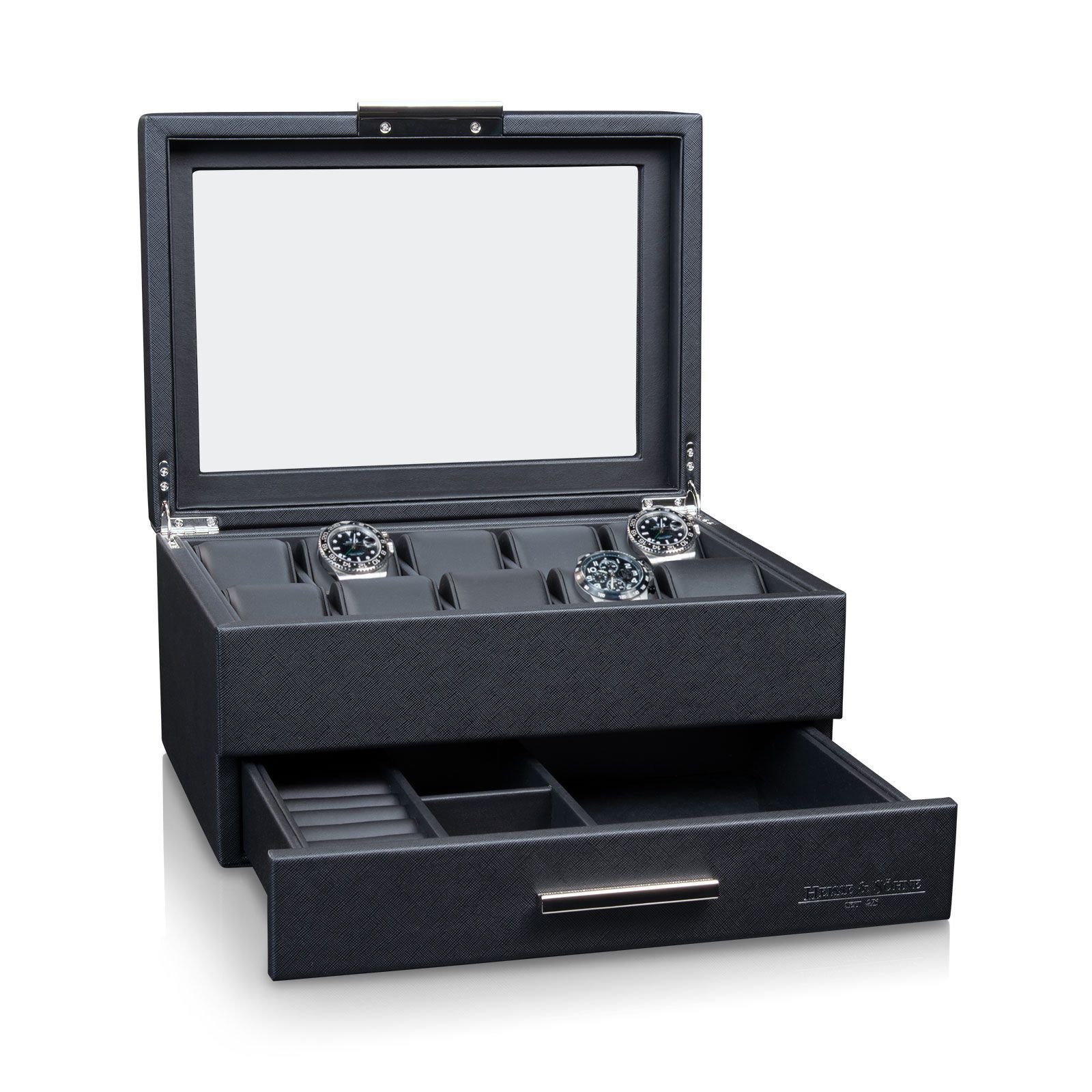 Heisse & Söhne Uhrenbox Heron 10+ Heisse & Söhne Uhrenbox Heron 10+