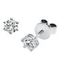 Brogle Classic Diamantschmuck Solitaireohrringe navi