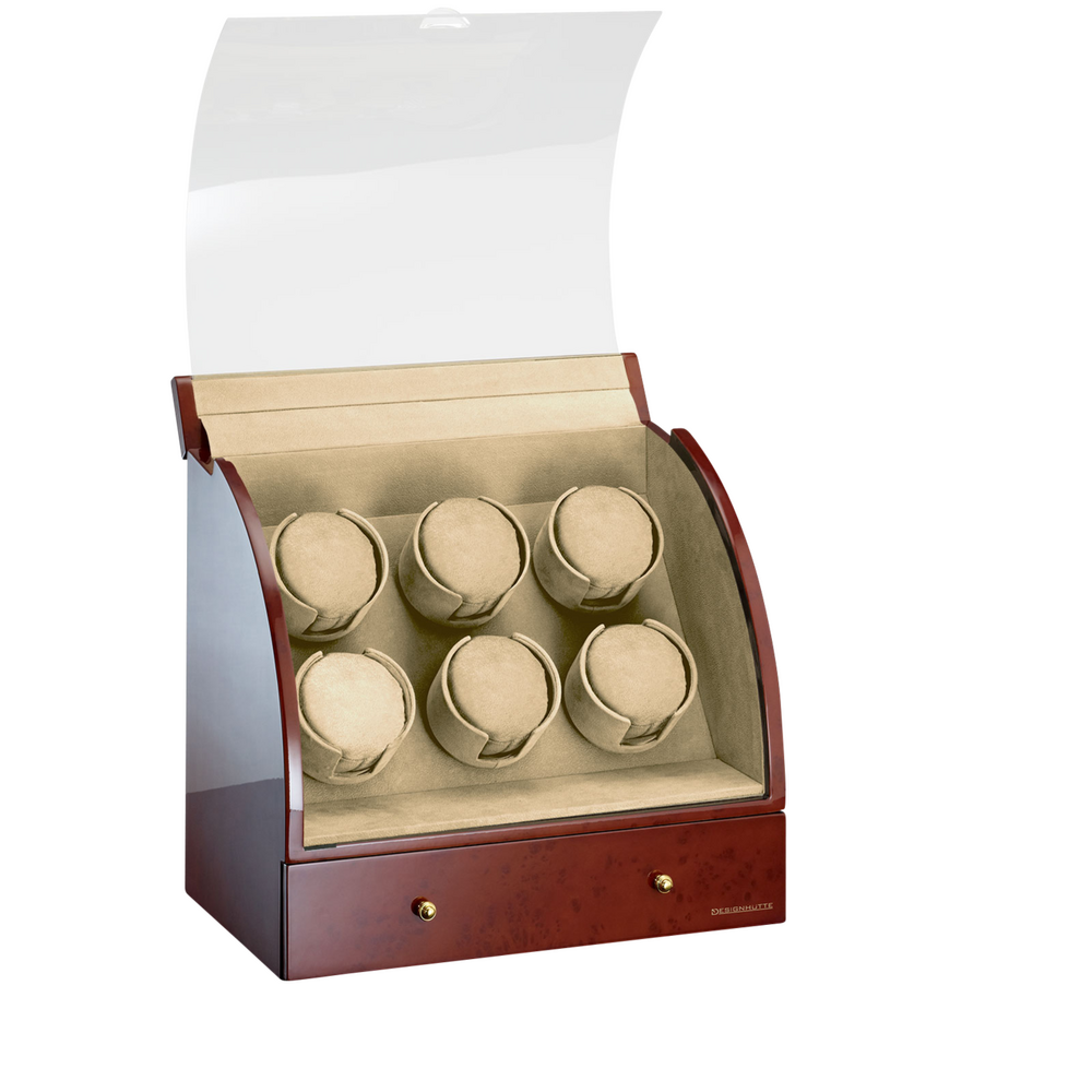 Designhütte Watch winder Basel 6 LCD Designhütte Watch winder Basel 6 LCD