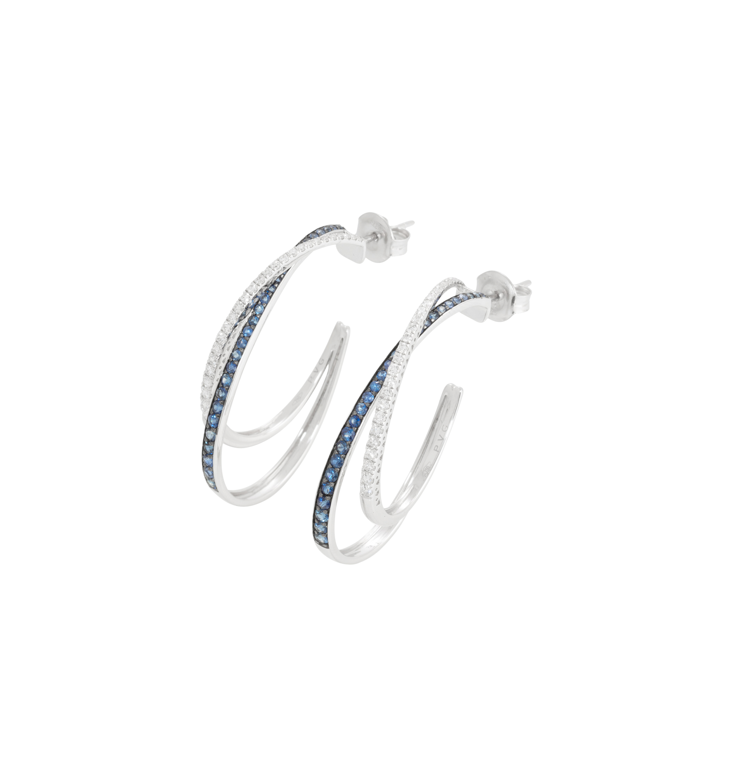 Ponte Vecchio Gioielli Promesse hoop earrings