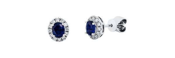 Brogle Classic Saphirohrstecker