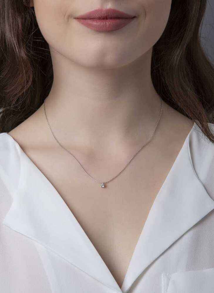 Brogle solitaire necklace Julia up to 0.25 carat Brogle solitaire necklace Julia up to 0.25 carat