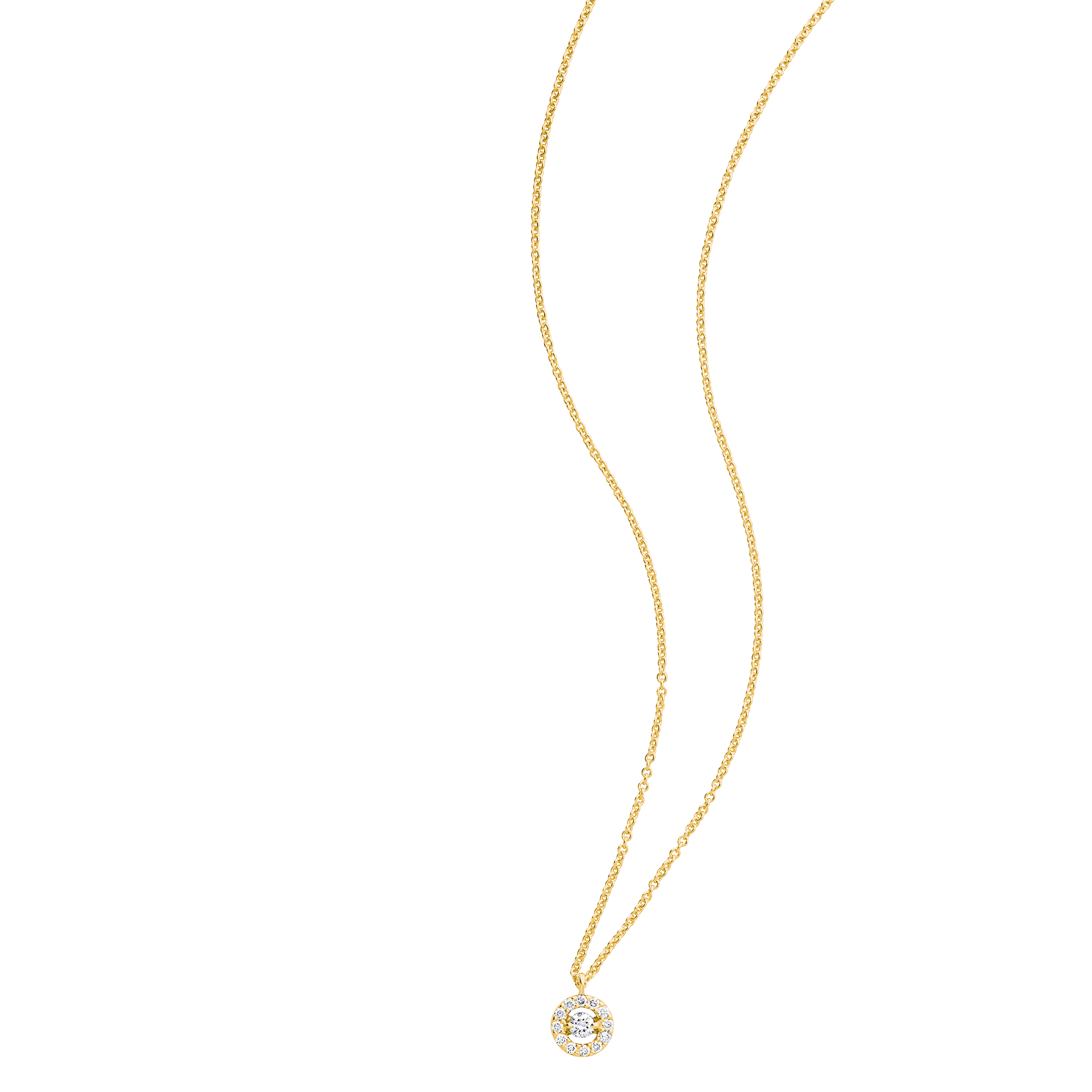 Brogle Classic necklace with diamond pendant Brogle Classic necklace with diamond pendant