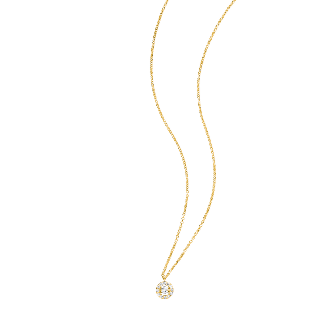 Brogle Classic necklace with diamond pendant Brogle Classic necklace with diamond pendant