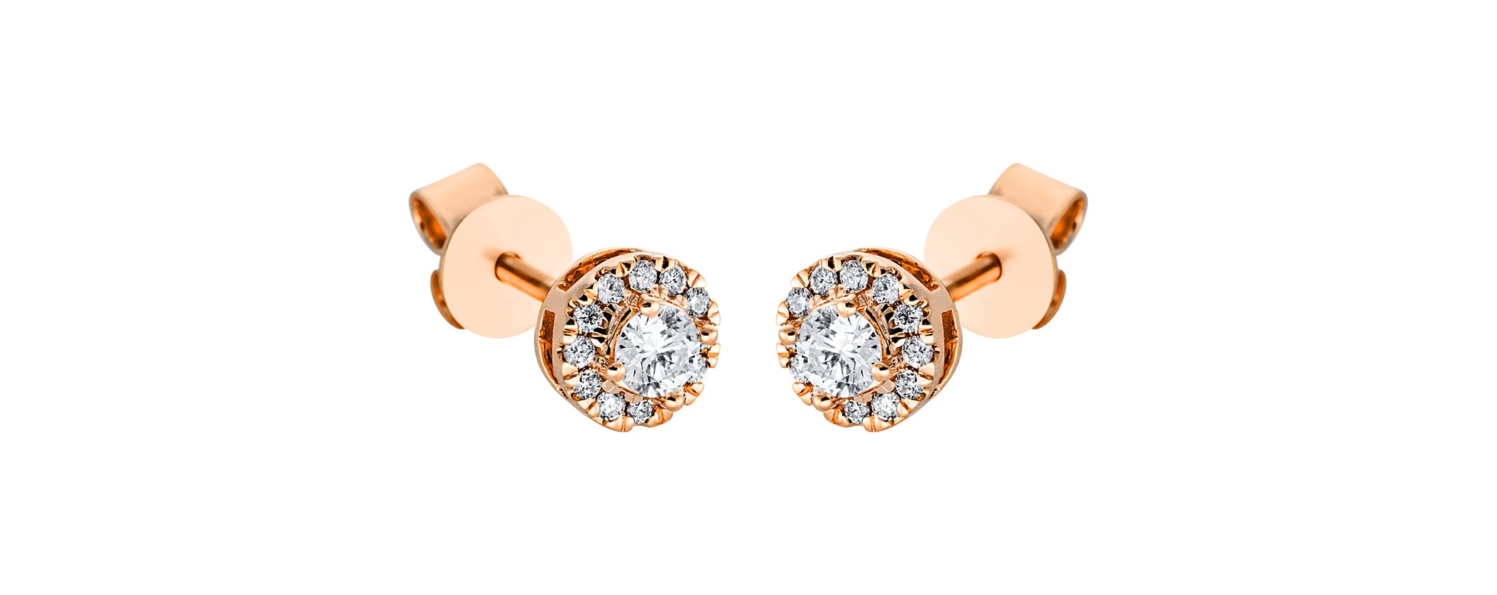 Brogle Classic diamond stud earrings