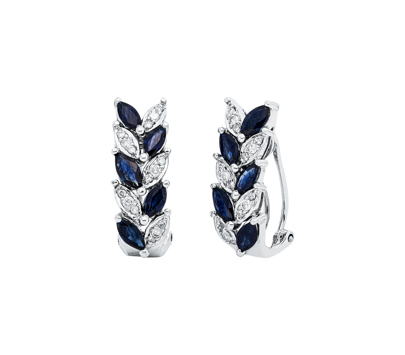 Brogle Selection sapphire hoop earrings Brogle Selection sapphire hoop earrings
