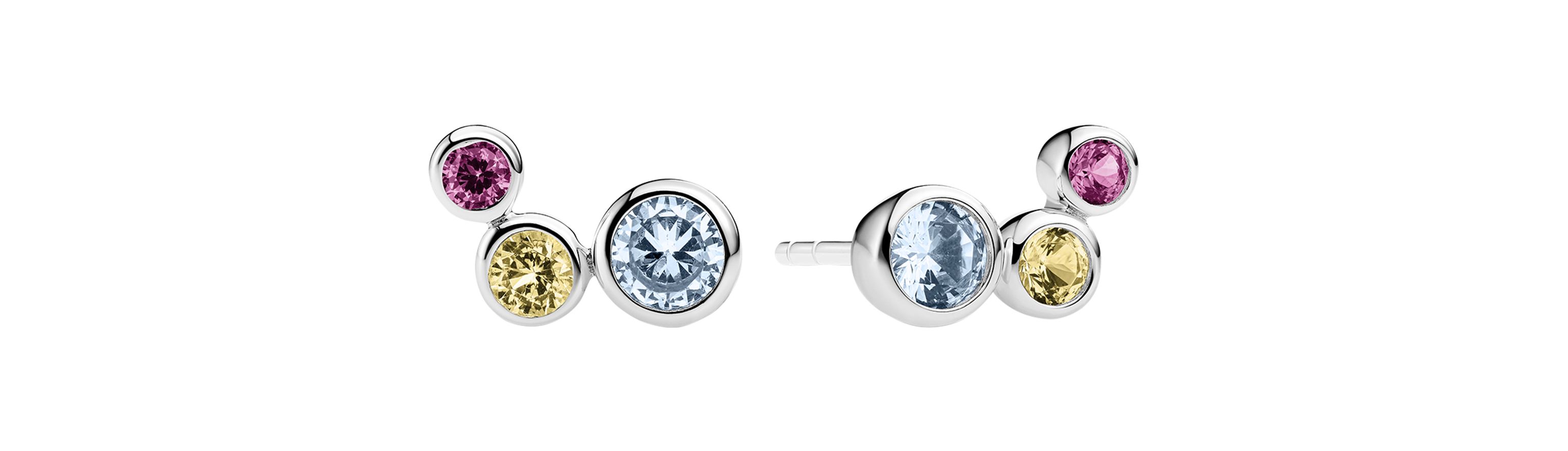 SIF Jakobs Sardinia Tre stud earrings