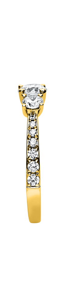 Brogle Solitaire Ring Trio Brogle Solitaire Ring Trio