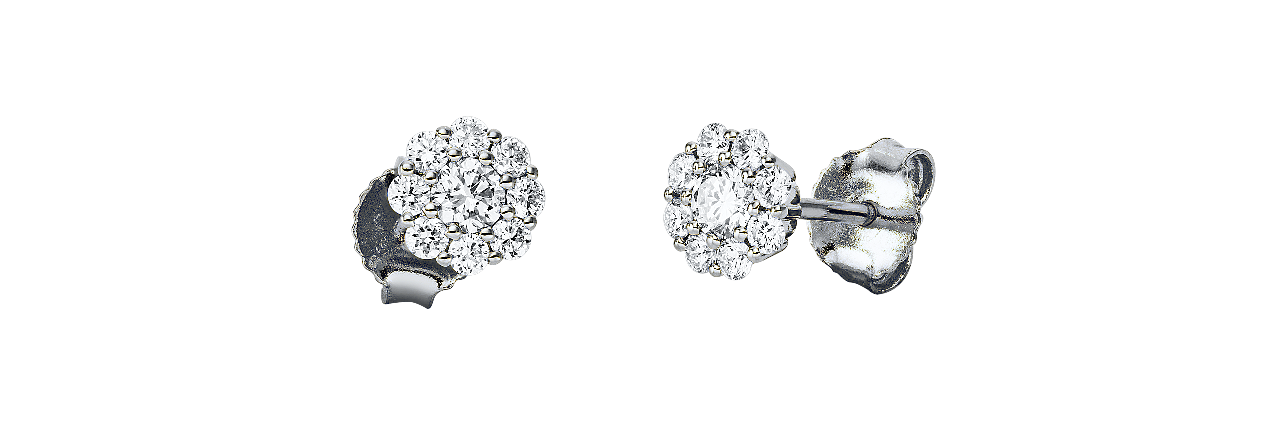 Brogle Classic diamond stud earrings