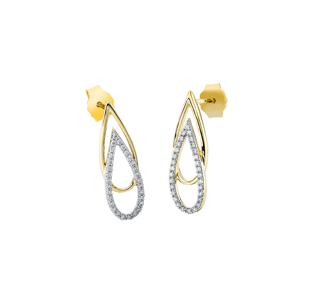 Brogle Classic diamond stud earrings