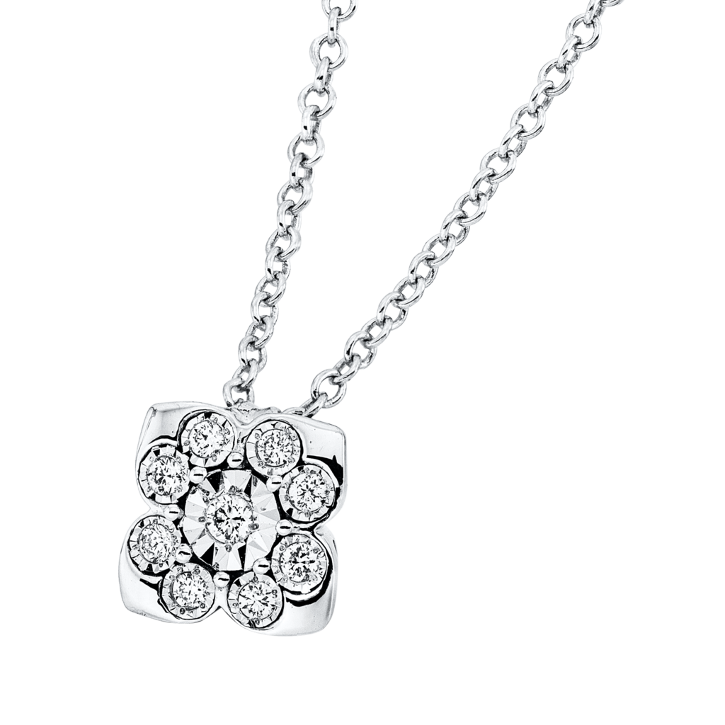 Brogle Classic necklace with diamond pendant