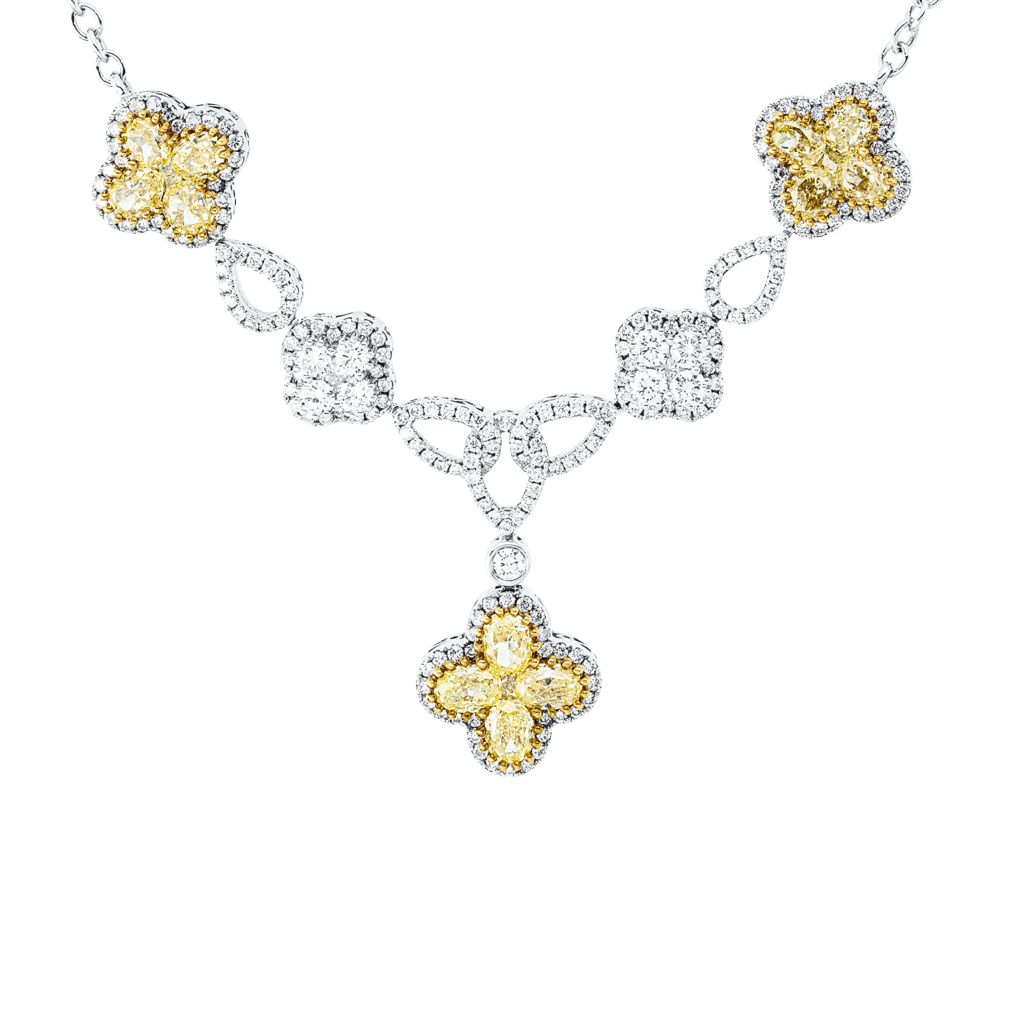 Brogle Selection bicolour diamond necklace Brogle Selection bicolour diamond necklace