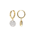 Bronzallure Golden hoop earrings