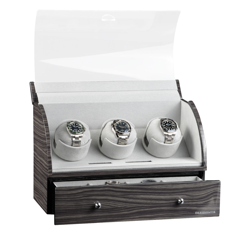 Designhütte Uhrenbeweger Basel 3 LCD Designhütte Uhrenbeweger Basel 3 LCD